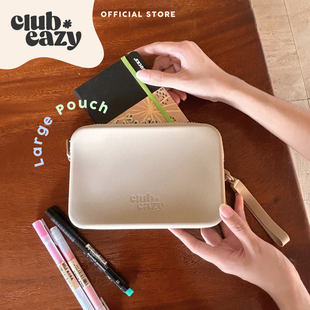 Eazy Sleeve Large Pouch - Latte