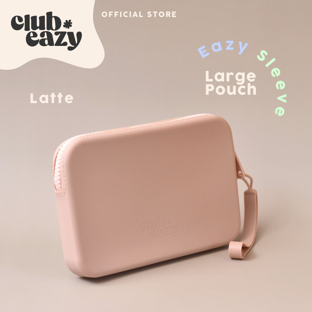 Eazy Sleeve Large Pouch - Latte