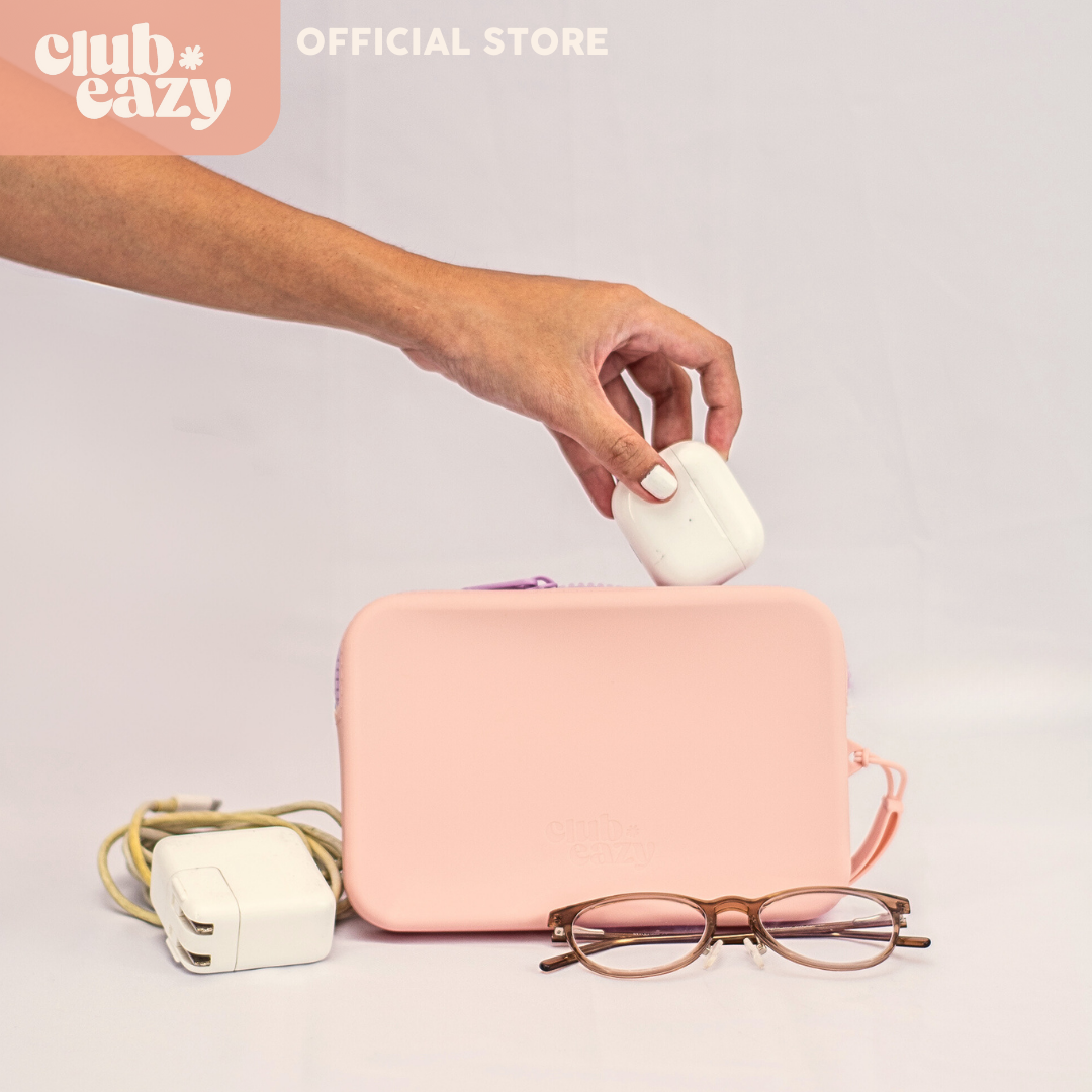 Silicone Organizer Travel Pouch & Makeup Wallet Storage Bag