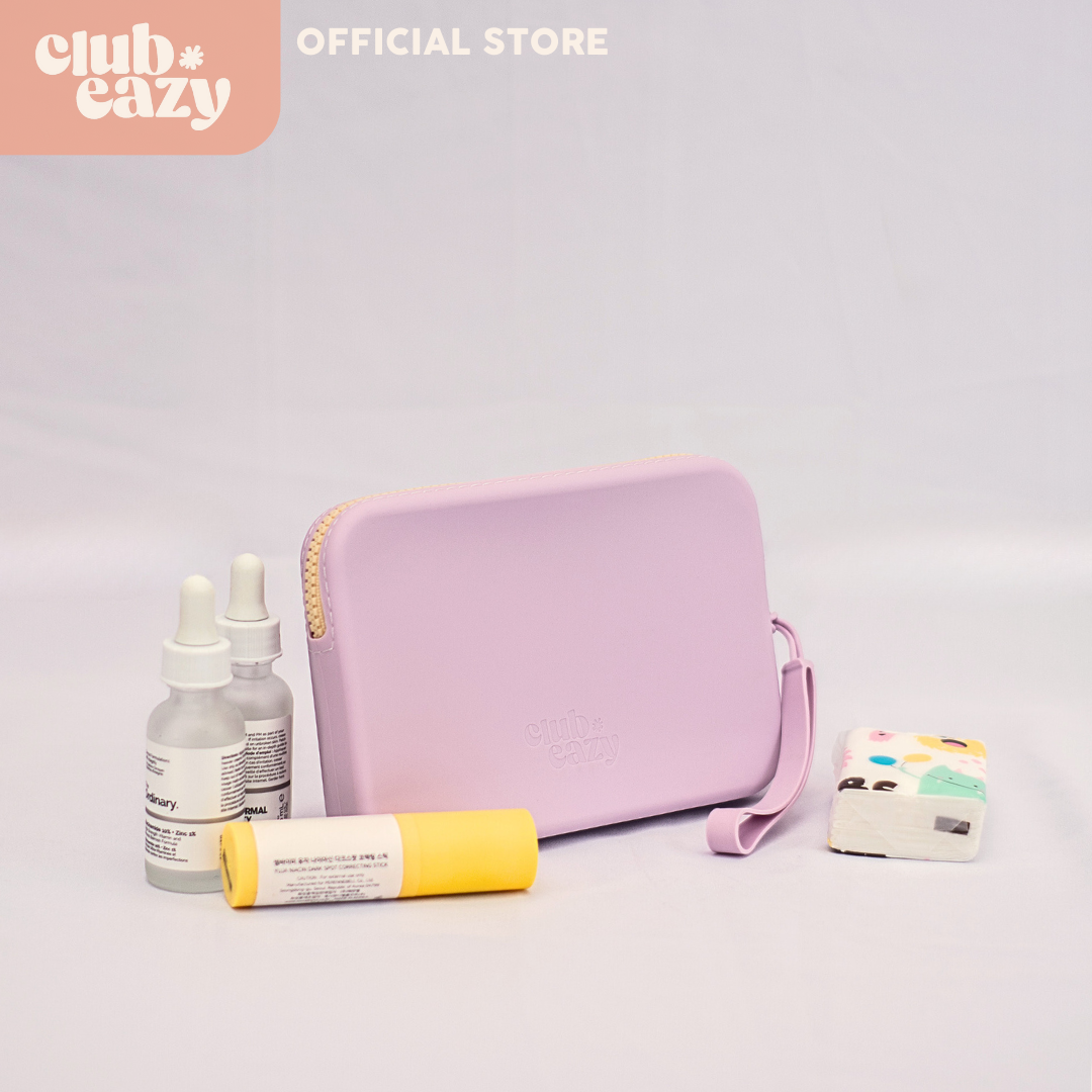 Silicone Organizer Travel Pouch & Makeup Wallet Storage Bag