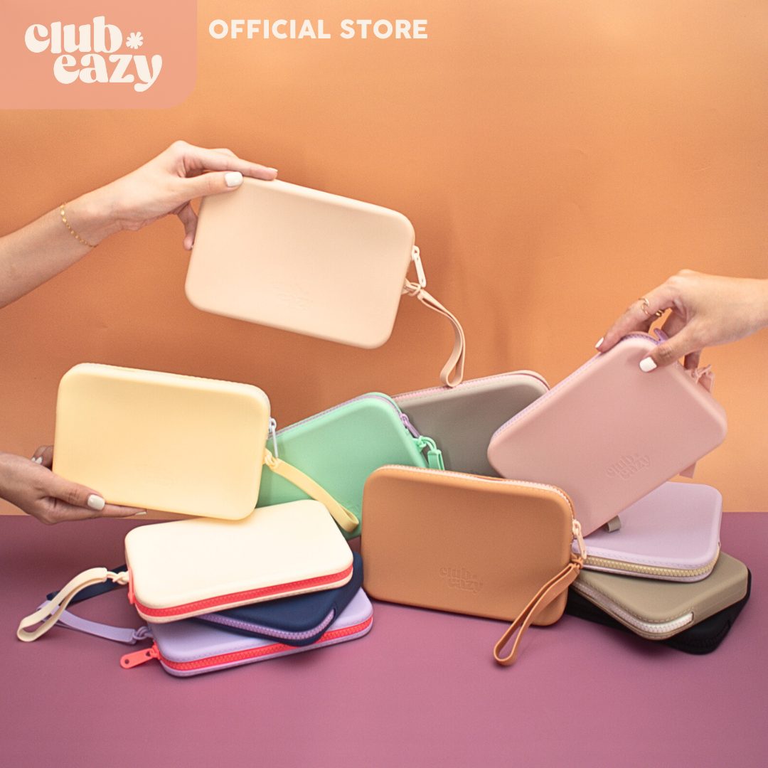 Silicone Organizer Travel Pouch & Makeup Wallet Storage Bag