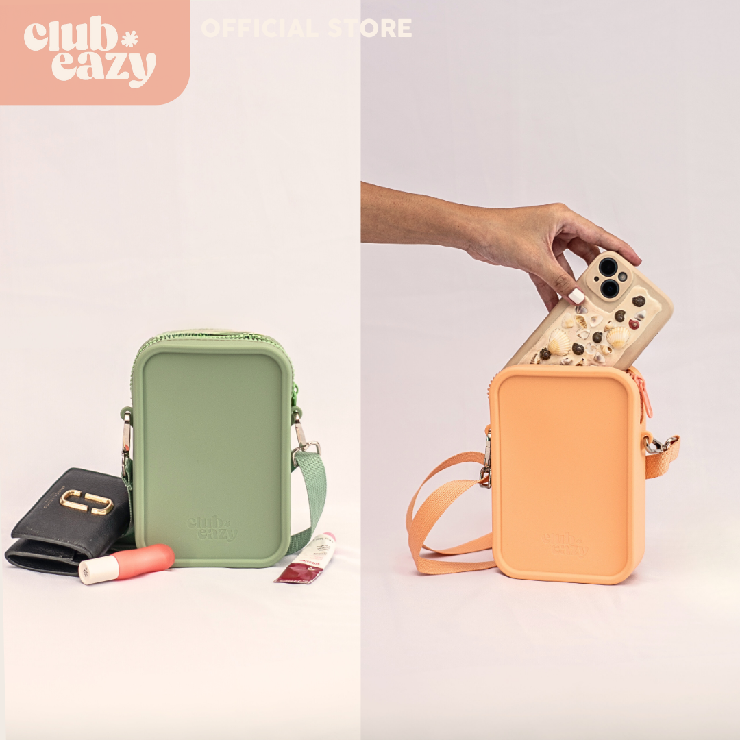 Waterproof Silicone Everyday Crossbody Adjustable Strap for Daily Everyday Errands Carry