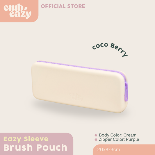 Eazy Sleeve Brush Pouch - Coco Berry (New Color!)