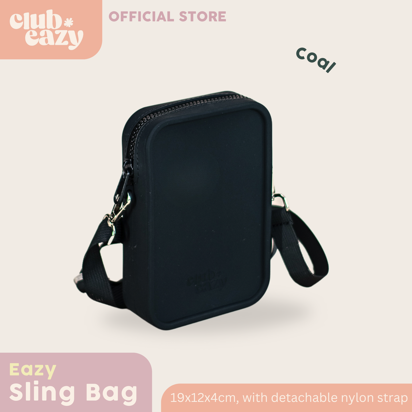 Eazy Sling Bag - Coal (New Product!)