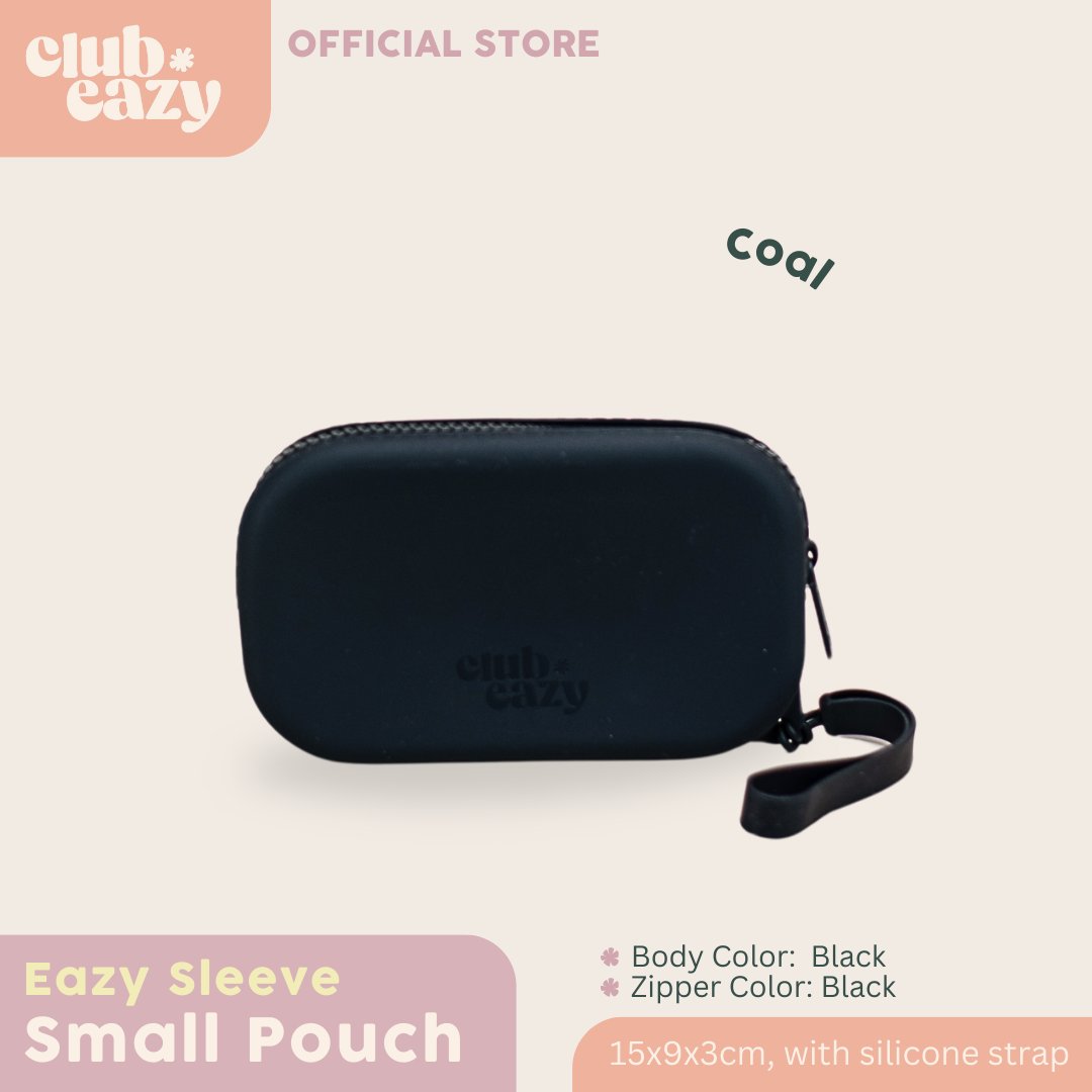 Eazy Sleeve Small Pouch (Round) - Coal