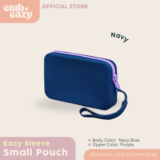 Eazy Sleeve Small Pouch (Square) - Navy (New Color!)