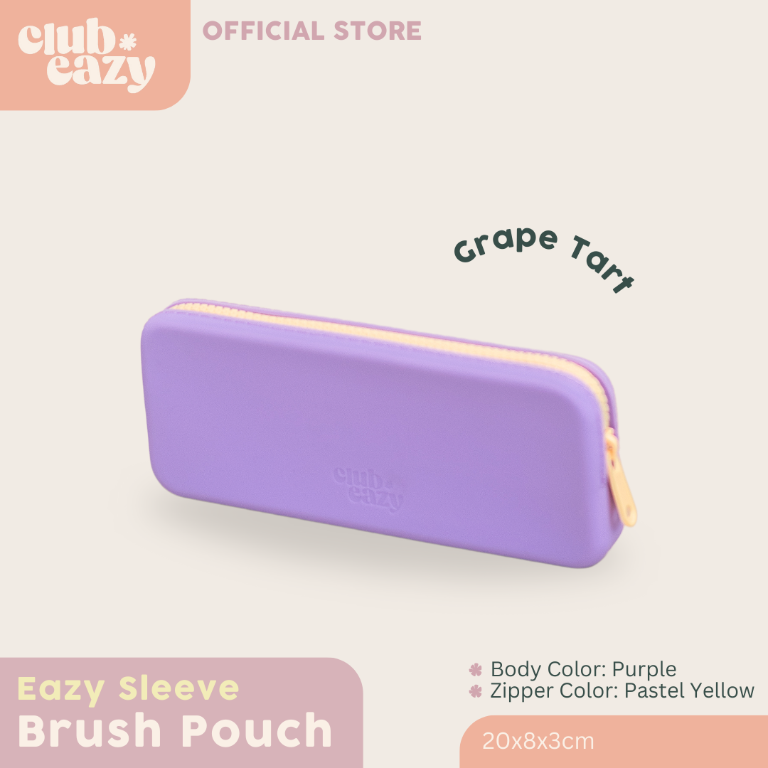 Eazy Sleeve Brush Pouch - Grape Tart (New Color!)