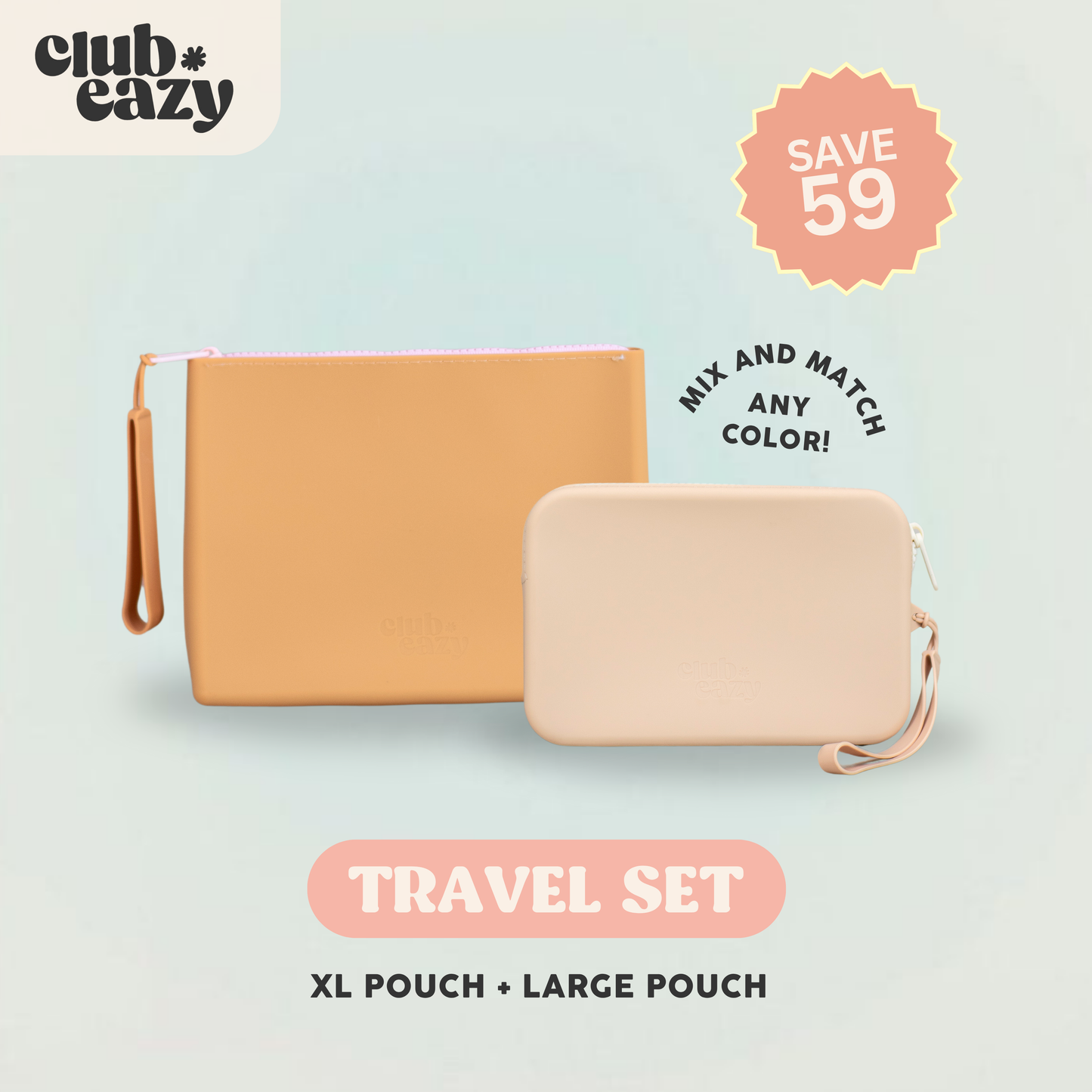 Travel Set (Set of 2 Large + XL Pouch)