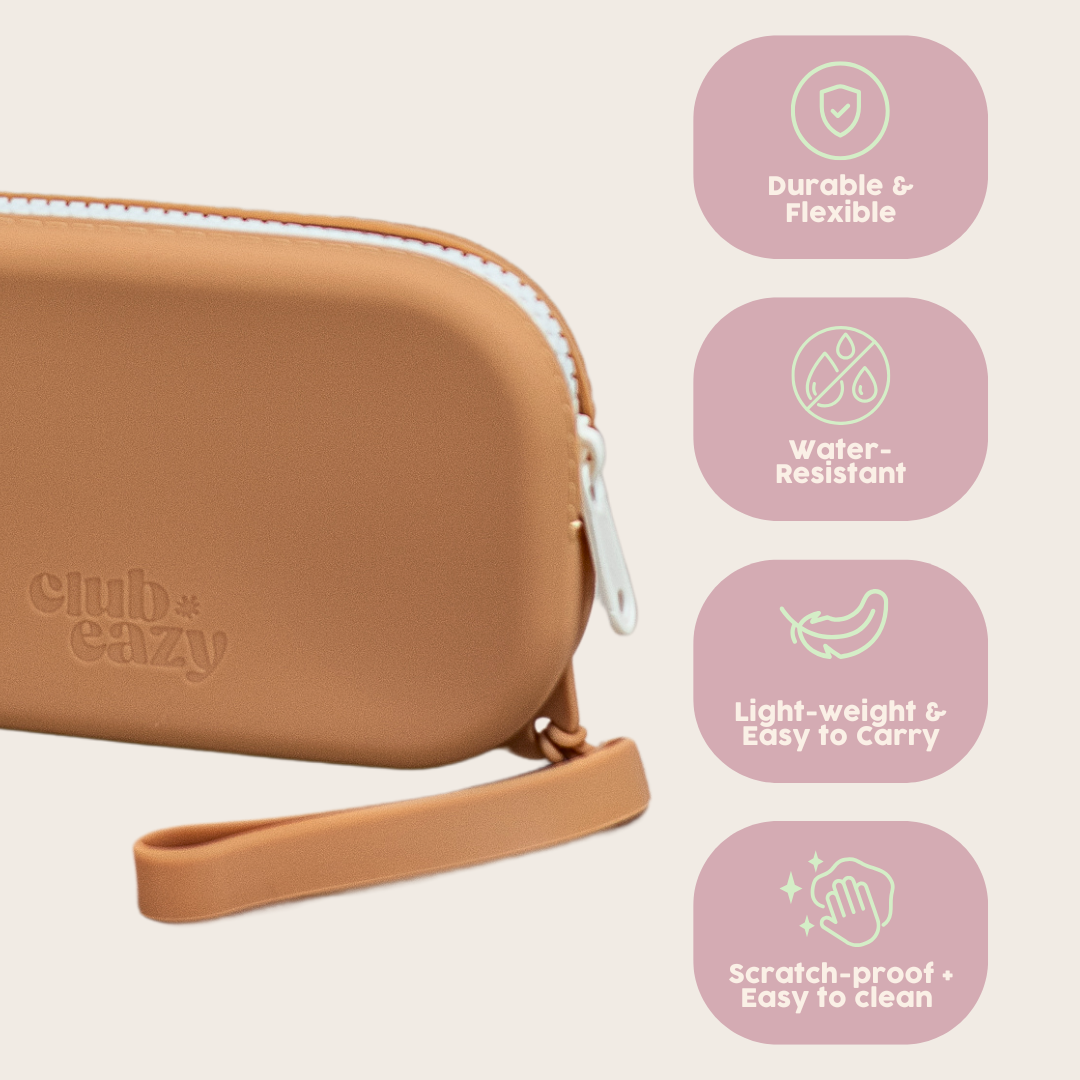 Silicone Pouch Wallet Storage Bag Makeup Organizer 
