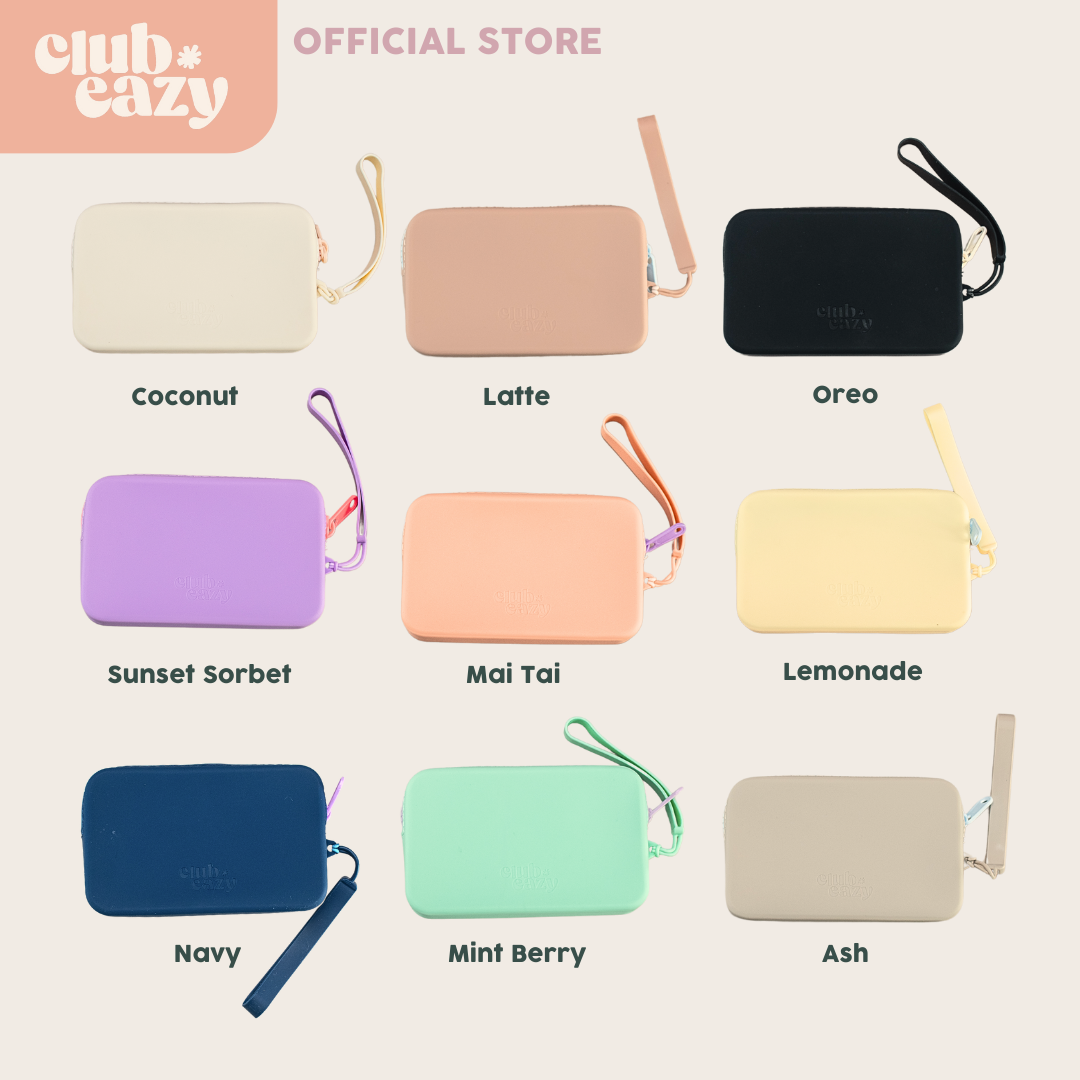 Waterproof Silicone Wallet & Storage Bag Pouch Organizer with Strap
