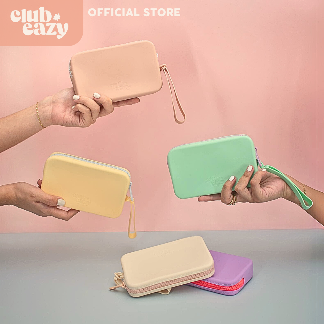 Waterproof Silicone Wallet & Storage Bag Pouch Organizer with Strap
