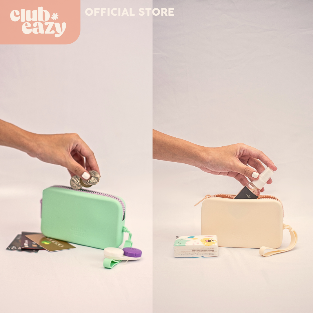 Waterproof Silicone Wallet & Storage Bag Pouch Organizer with Strap
