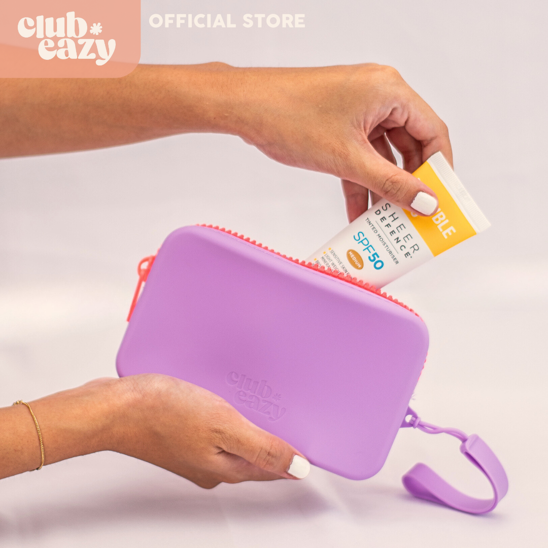 Waterproof Silicone Wallet & Storage Bag Pouch Organizer with Strap
