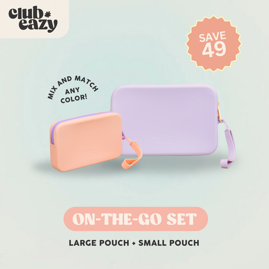 On-the-go Set (Set of 2 Small + Large Pouch)