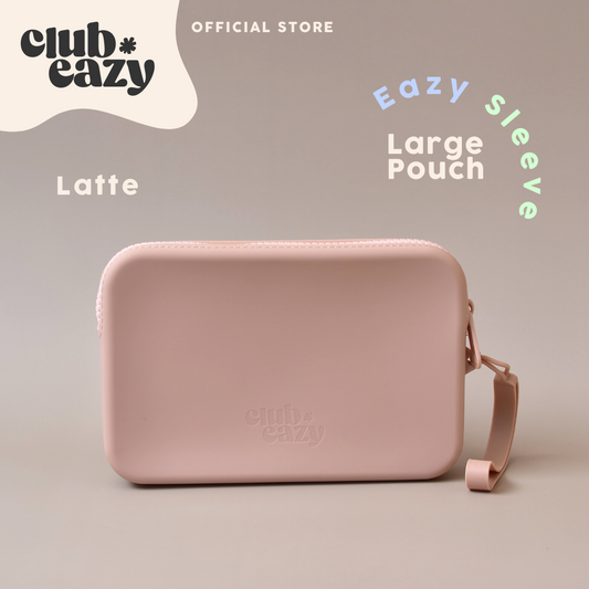Eazy Sleeve Large Pouch - Latte
